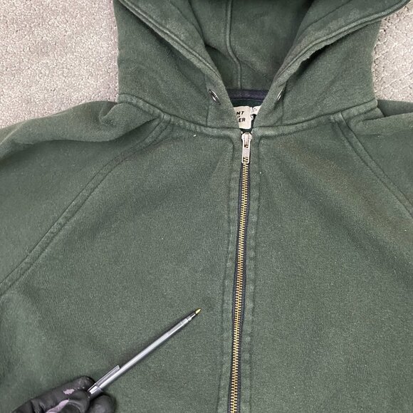 Flint and Tinder 10 Year Hoodie Men's XL Green Full Zip Hooded Sweatshirt - Picture 4 of 13